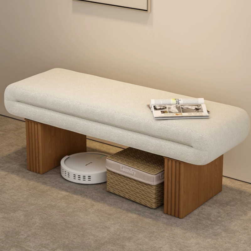 Outdoor Furniture Italian - Stołek retro z litego drewna, dekoracja