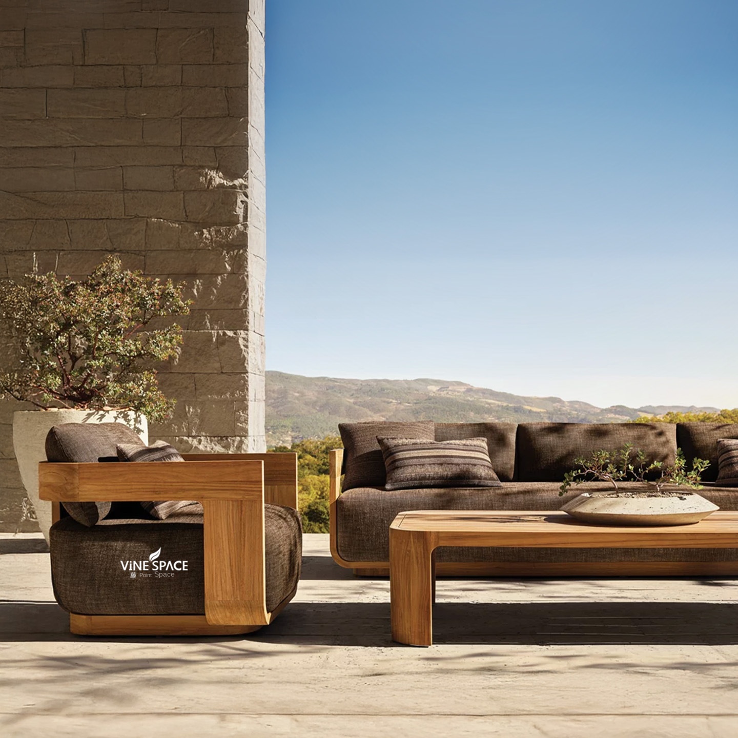Outdoor Furniture Teak Wood - # Meble ogrodowe w stylu północnoeuropejskim,