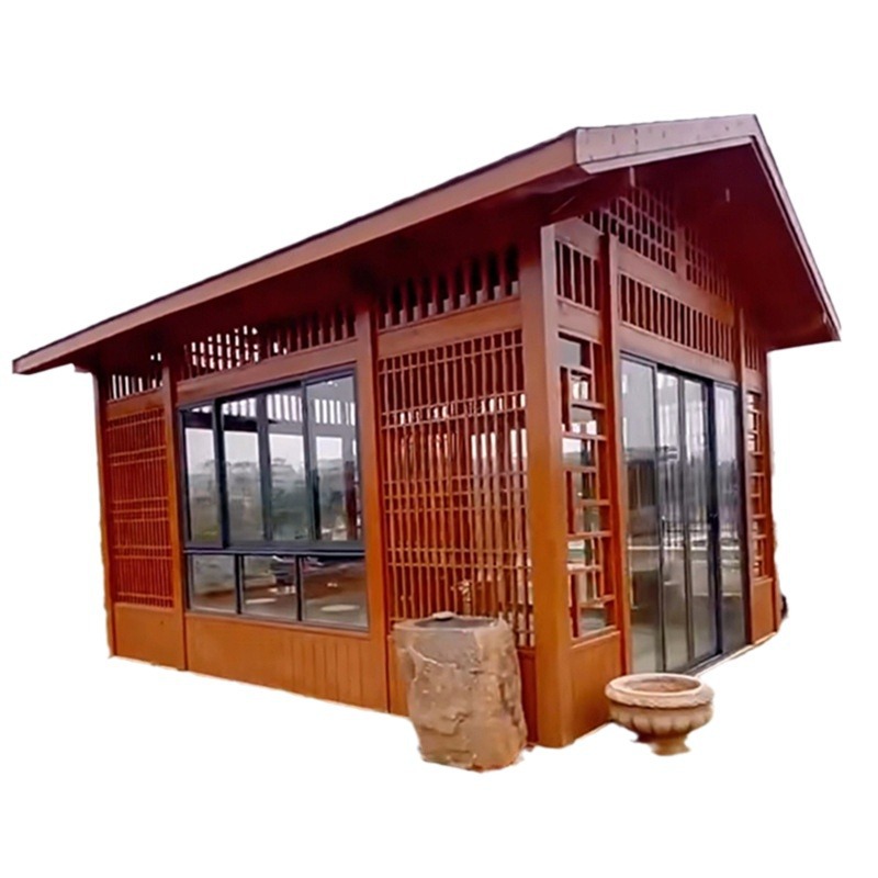 Outdoor Furniture Wooden - Zewnętrzny antyczny ogrodowy pawilon w stylu