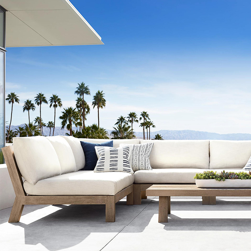Outdoor Furniture Teak - Luksusowy, wodoodporny, nowoczesny zestaw mebli ogrodowych