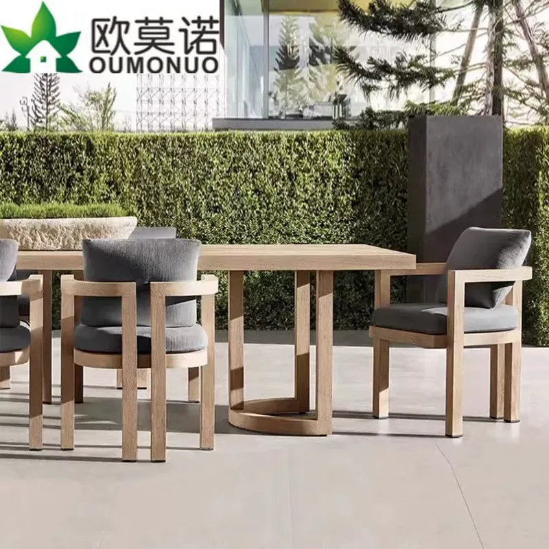Outdoor Furniture Teak - Nordycki Zestaw Mebli Ogrodowych z Drewna