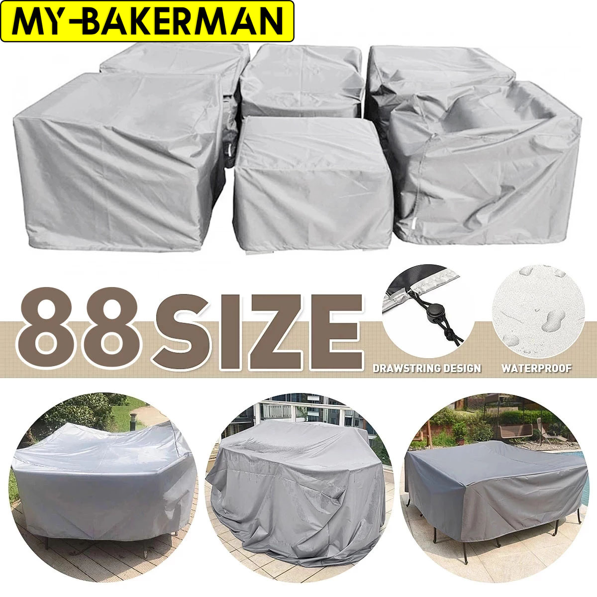 Outdoor Furniture Deals - Pokrowce na meble ogrodowe Wodoodporne, pokrowce