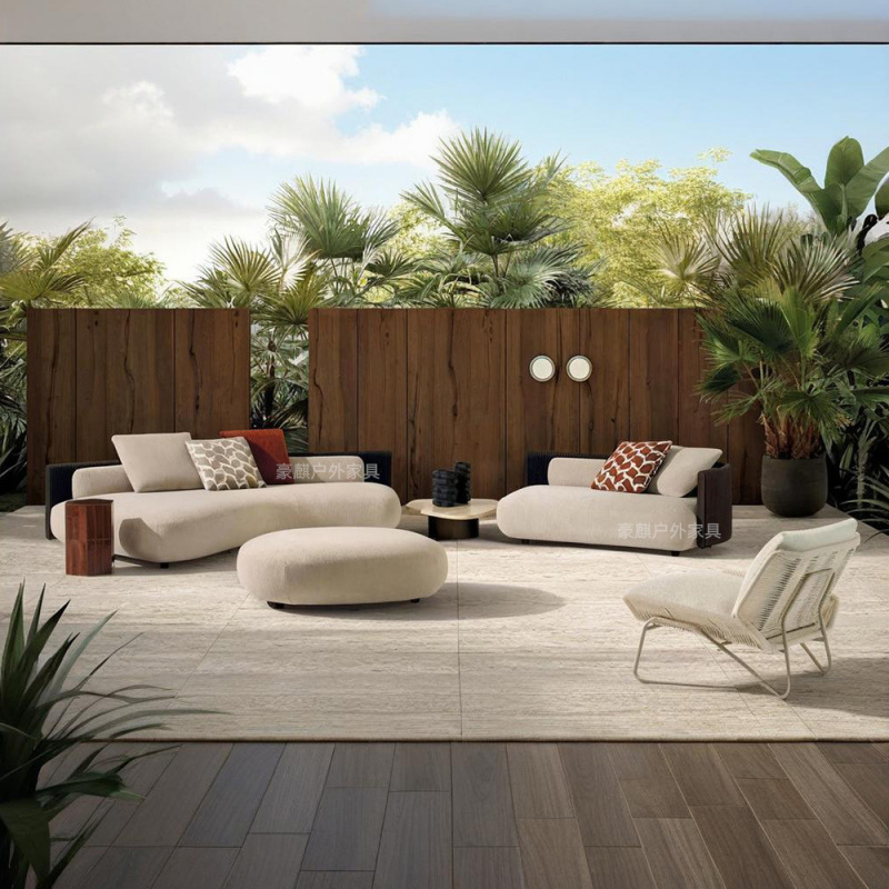 Outdoor Furniture Italian - Luksusowy zestaw mebli ogrodowych w stylu