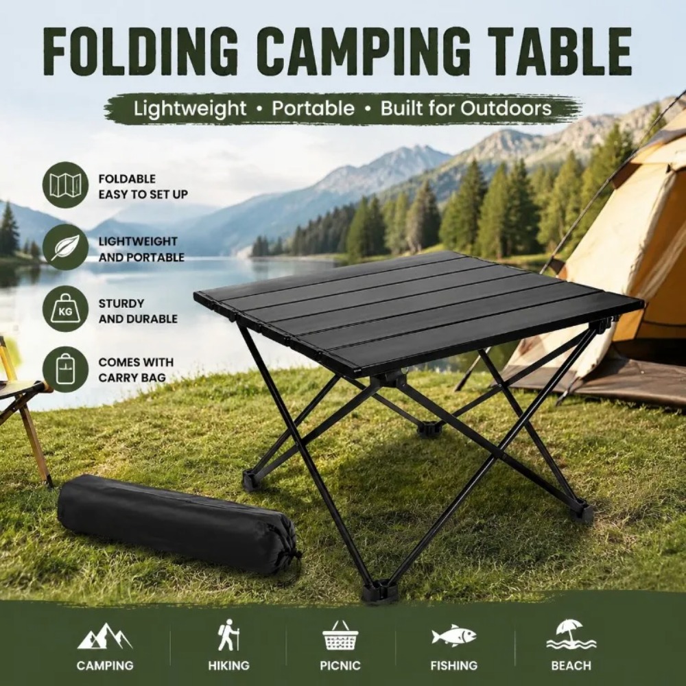 Outdoor Furniture Australia - Ultralekki Przenośny Składany Stół Kempingowy z