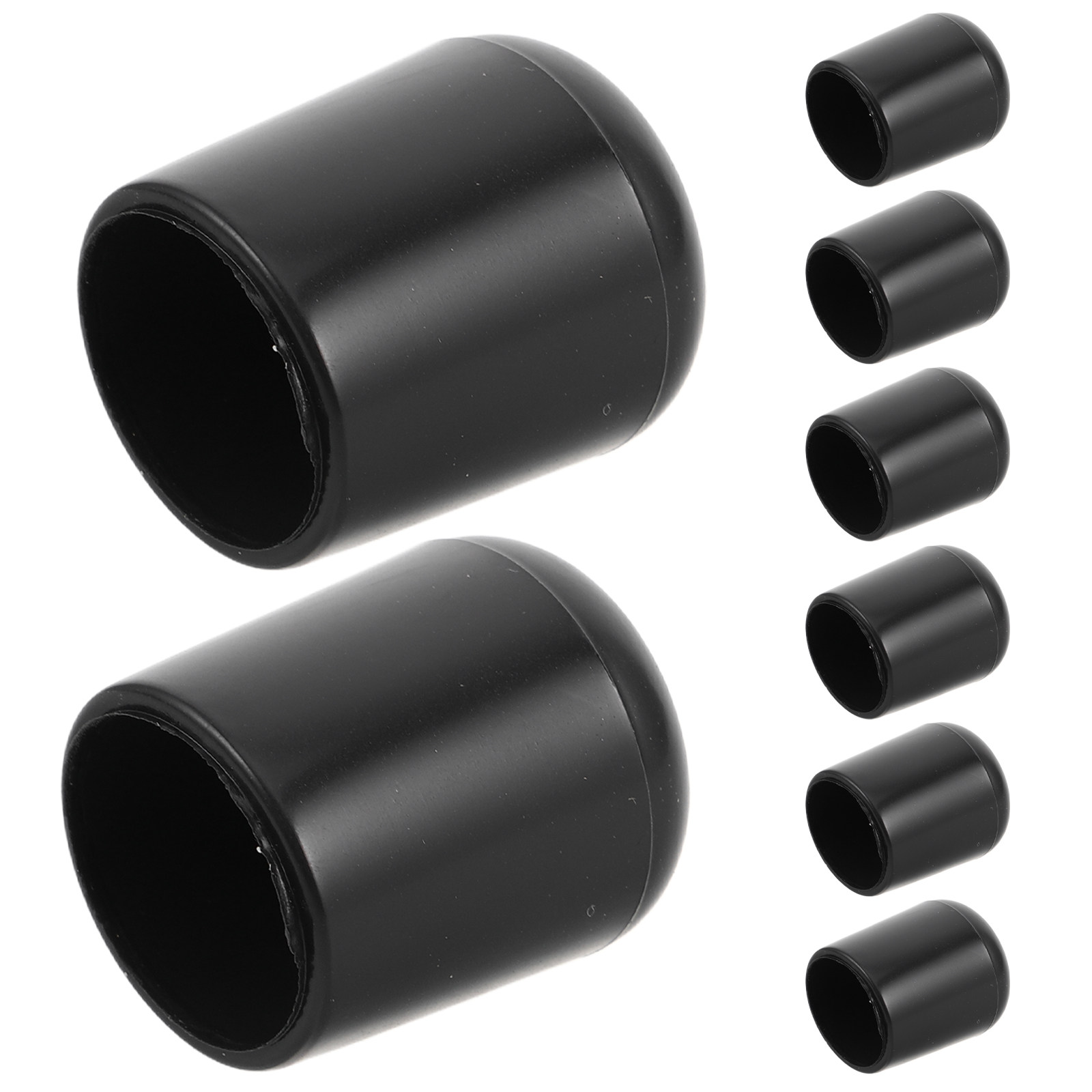 Outdoor Furniture Leg Protectors - 8 szt. Okrągłe plastikowe nakładki na