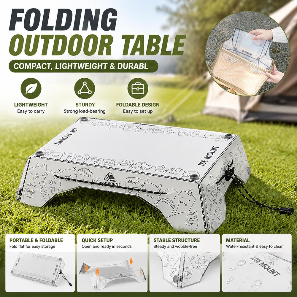 Outdoor Furniture Australia - Składany Stolik Kempingowy Ultralekki PP Mini