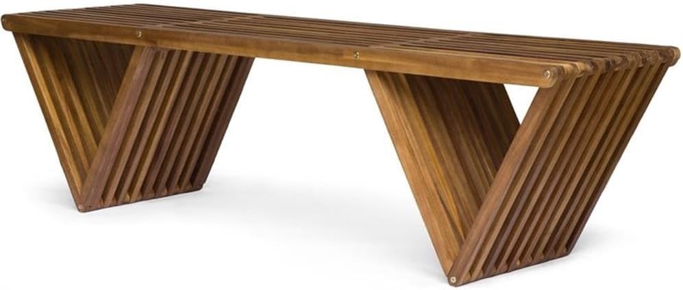Outdoor Furniture Teak Wood - Ławka z drewna akacjowego z wykończeniem