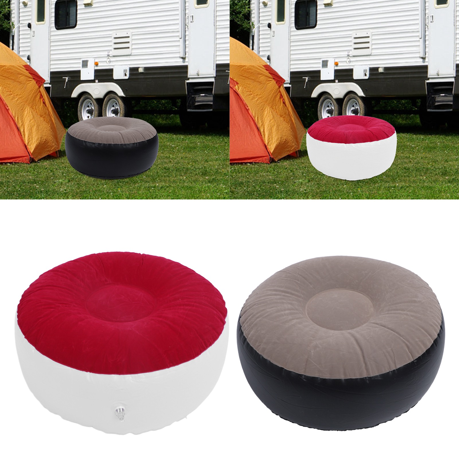 Nadmuchiwany stołek z flokowan – Outdoor Furniture Designer recenzja i cena