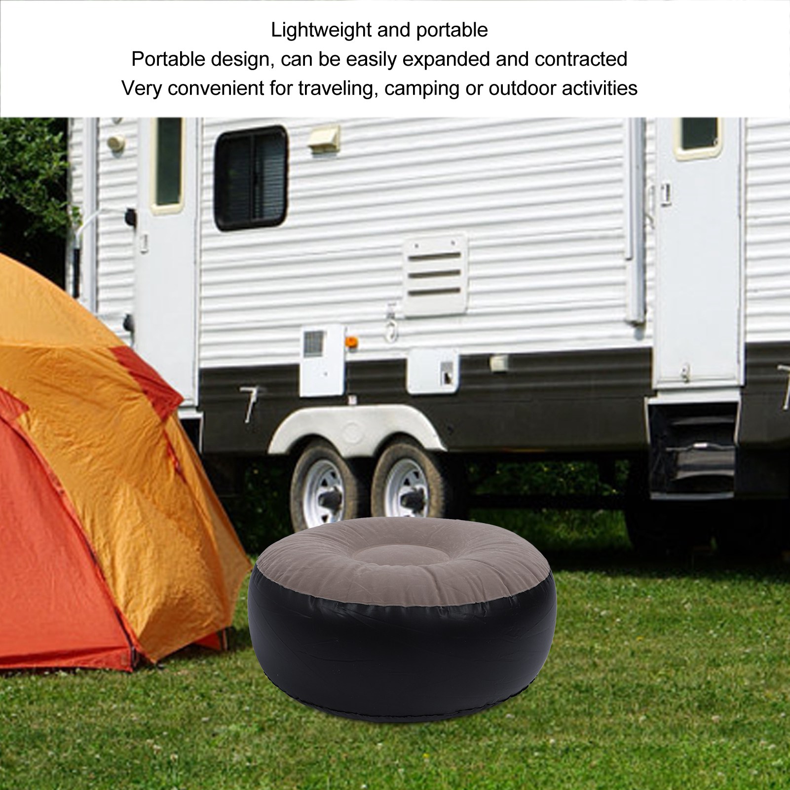 Nadmuchiwany stołek z flokowan – Outdoor Furniture Designer recenzja i cena