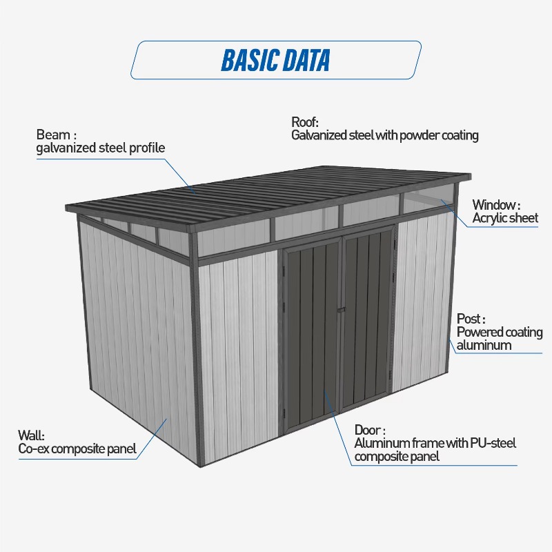 D2833 3M*3M Wysokiej Jakości M – Outdoor Furniture With Storage recenzja i cena