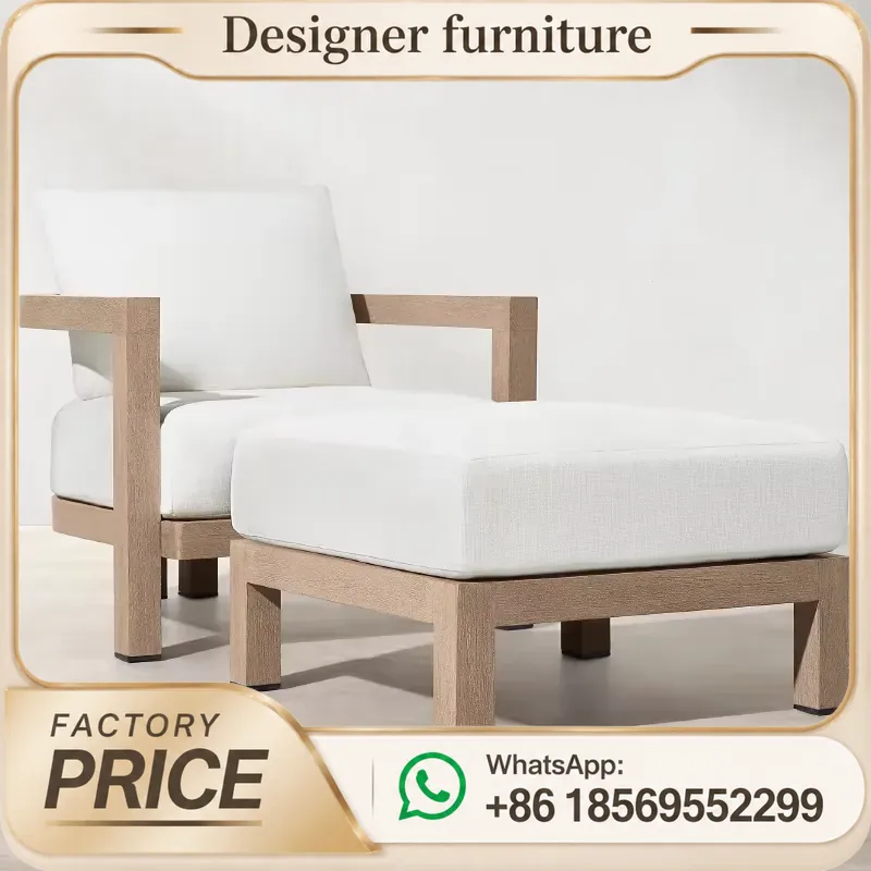 Zestaw sof z drewna teakowego, – Outdoor Furniture Teak recenzja i cena