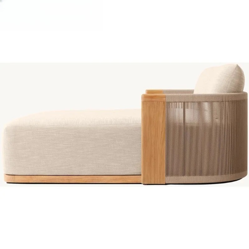 Leżanka ogrodowa z teaku, odpo – Outdoor Furniture Teak Wood recenzja i cena