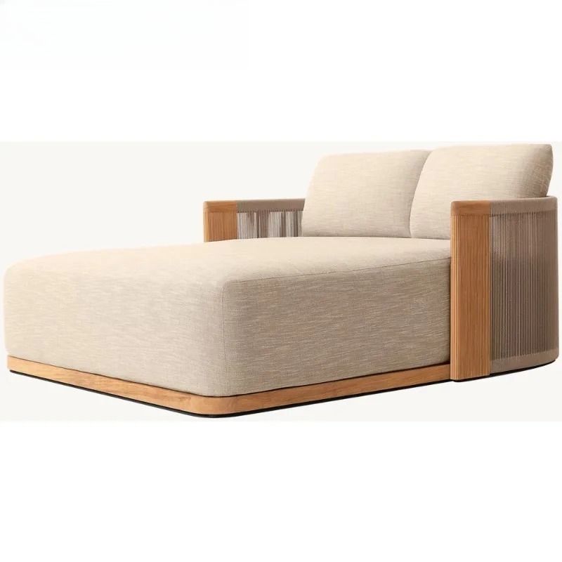 Leżanka ogrodowa z teaku, odpo – Outdoor Furniture Teak Wood recenzja i cena