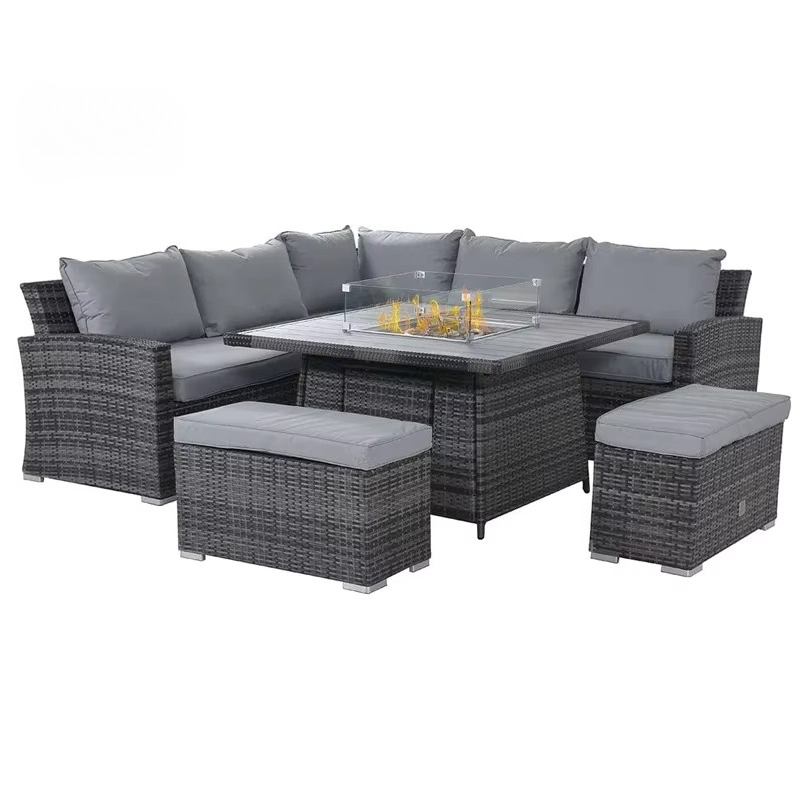Wodoodporny 4-częściowy zestaw – Outdoor Furniture Set With Fire Pit recenzja i cena