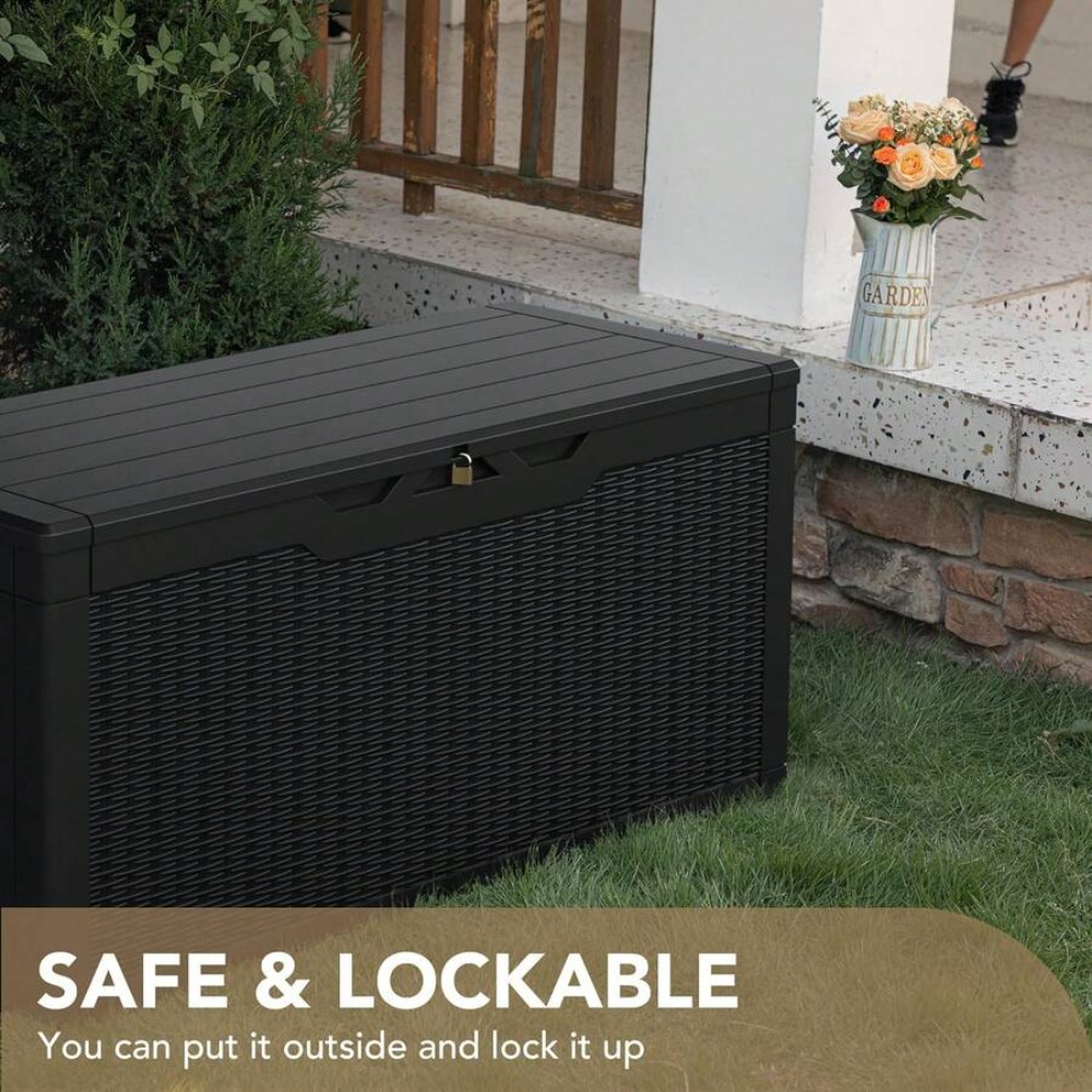 Duży zamykany na klucz pojemni – Outdoor Furniture With Storage recenzja i cena
