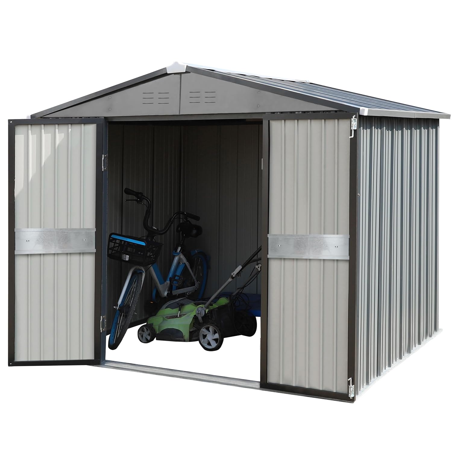 Szopa ogrodowa 3 x 3 m z podwó – Outdoor Furniture With Storage recenzja i cena