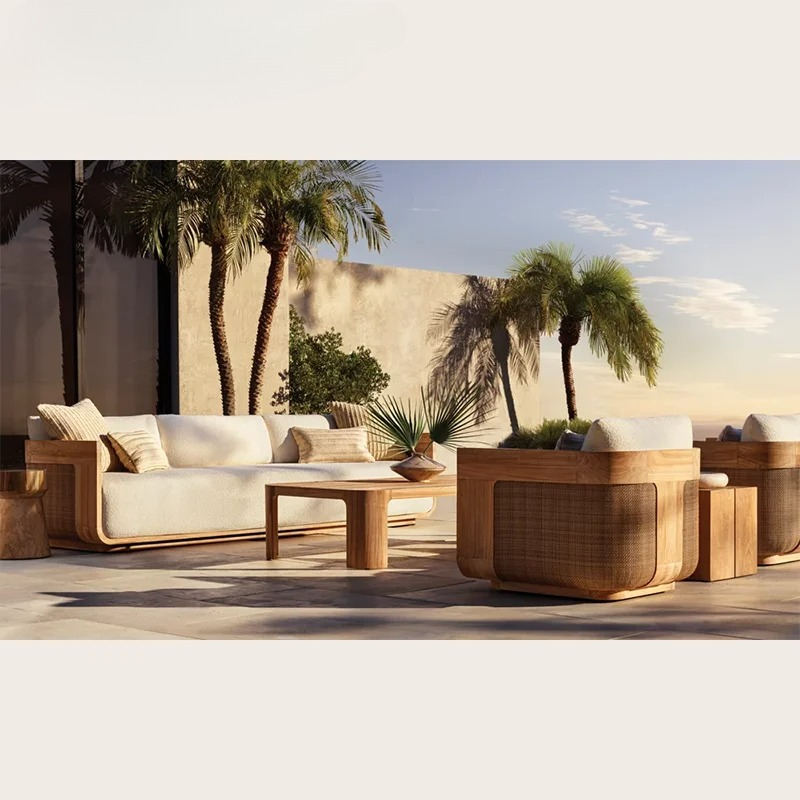 Zestaw mebli ogrodowych z drew – Outdoor Furniture Teak recenzja i cena