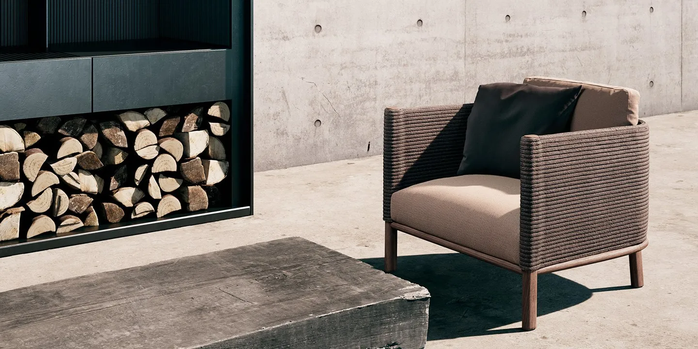 Rama z drewna tekowego, plecio – Outdoor Furniture Teak recenzja i cena