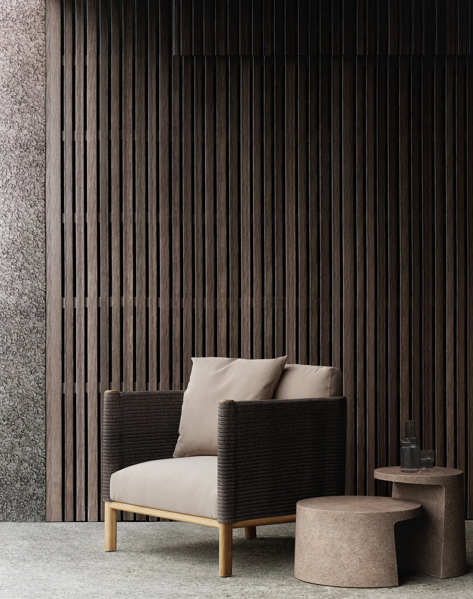 Rama z drewna tekowego, plecio – Outdoor Furniture Teak recenzja i cena