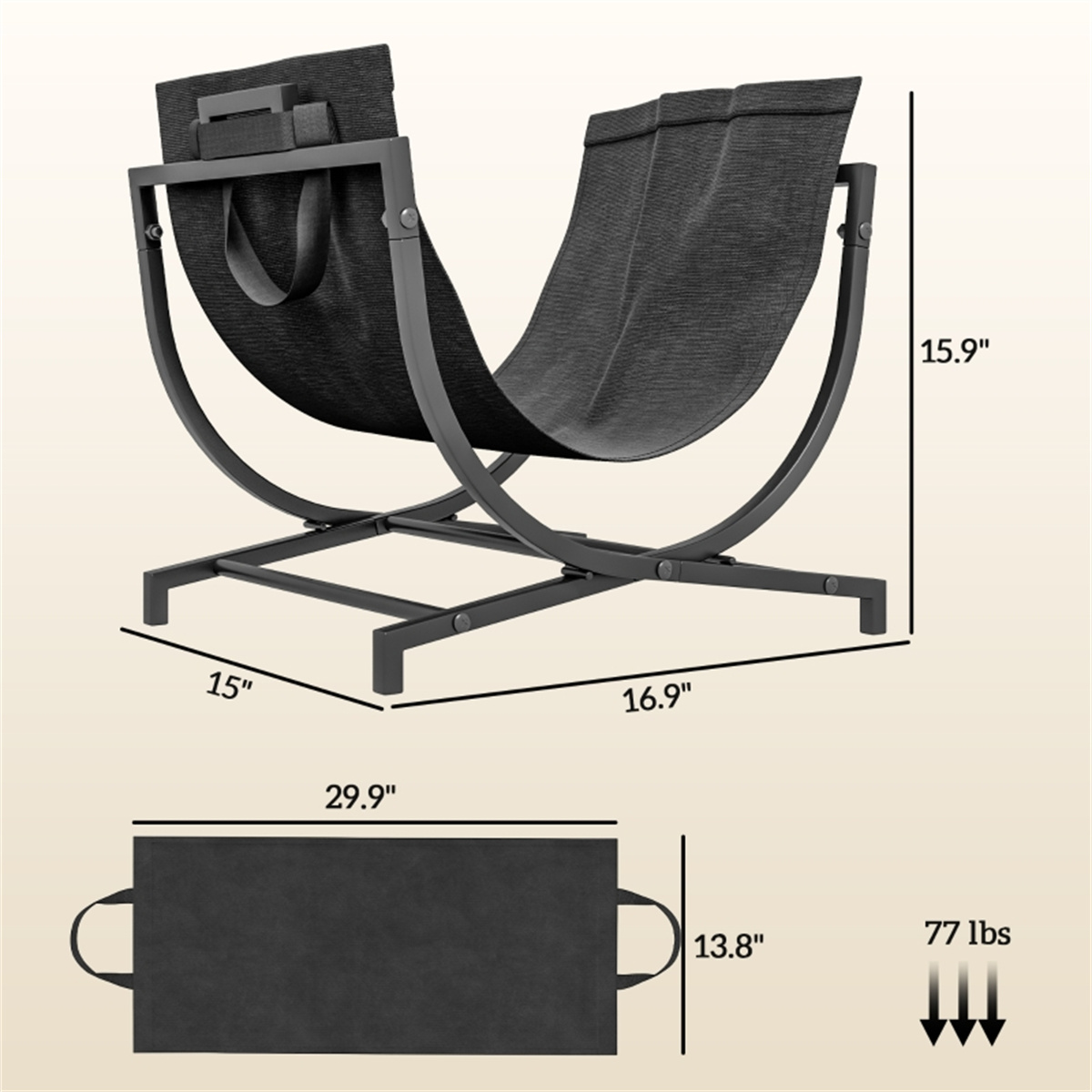 Stojak na drewno do kominka og – Outdoor Furniture Wooden recenzja i cena