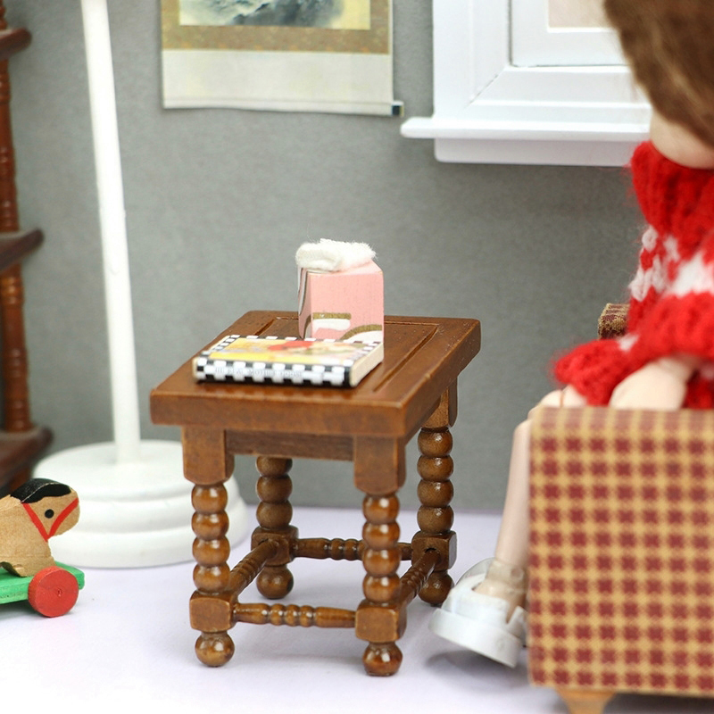 1:12 Miniaturowy stolik do dom – Outdoor Furniture Wooden recenzja i cena