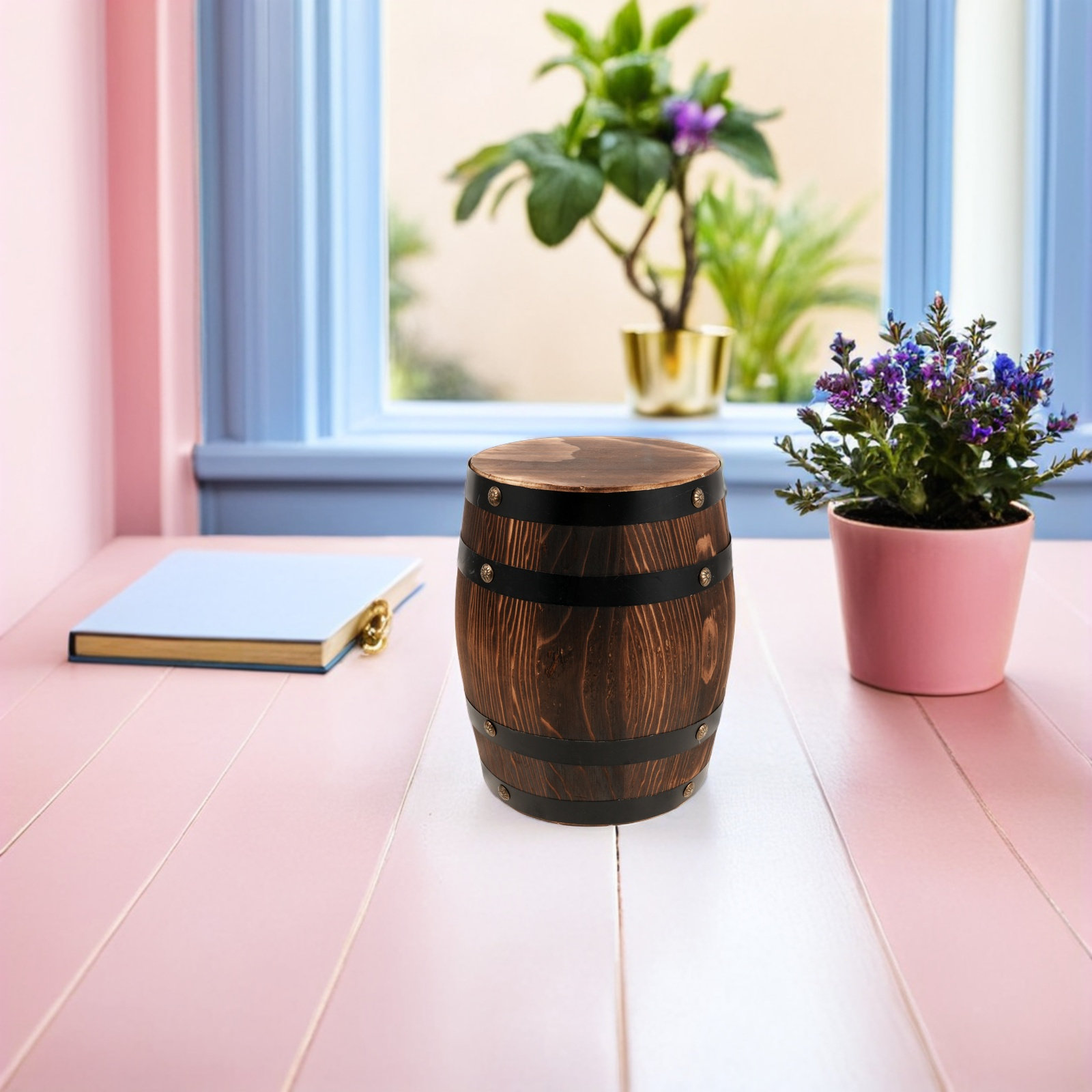 Drewniany stołek z beczki na z – Outdoor Furniture Wooden recenzja i cena