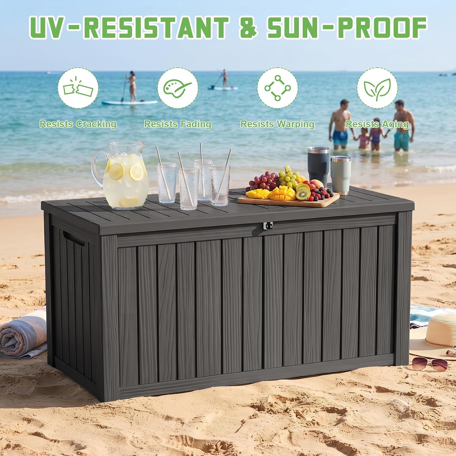 8 szt. okrągłych plastikowych  – Outdoor Furniture Leg Protectors recenzja i cena