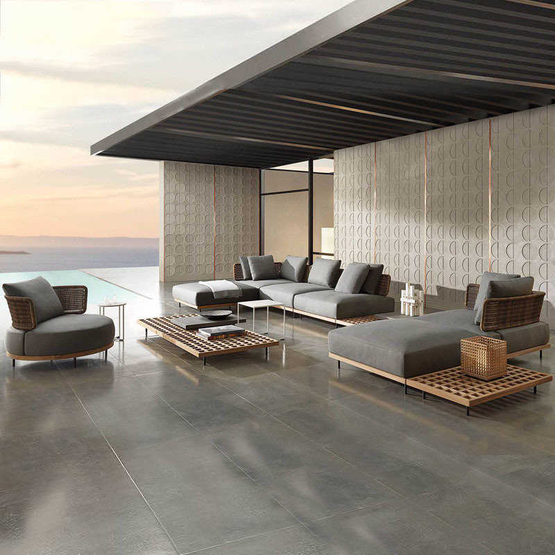 Sofa ogrodowa na zewnątrz, meb – Outdoor Furniture Teak recenzja i cena