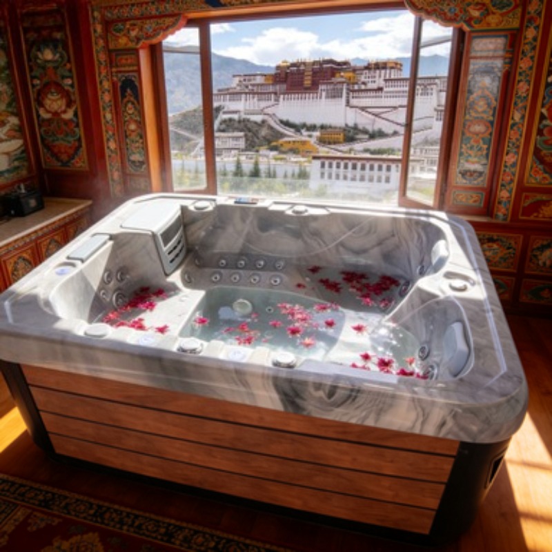 Wanienka z hydromasażem dla 5  – Inflatable Hot Tub recenzja i cena