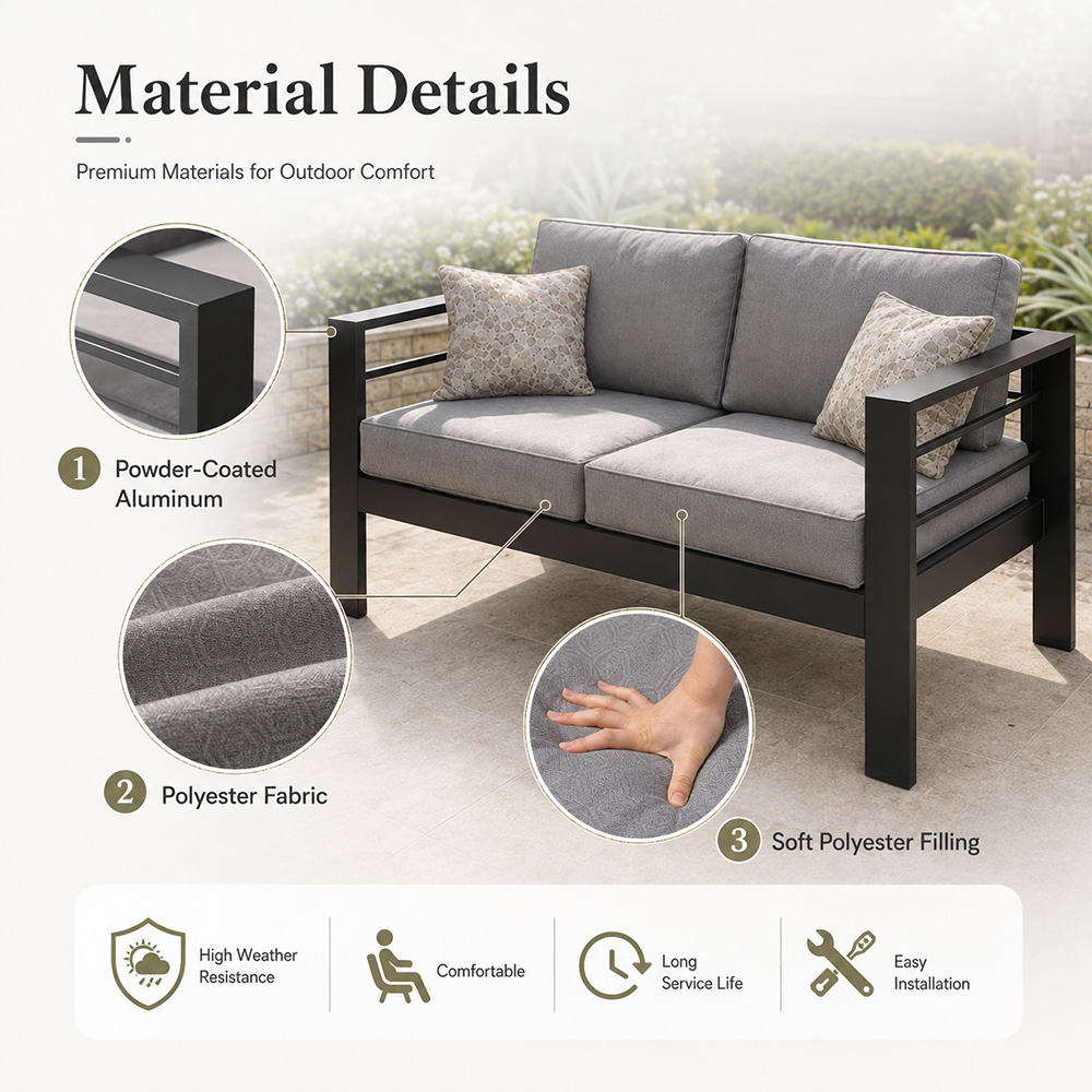 Nowoczesny luksusowy aluminiow – Outdoor Furniture Luxury recenzja i cena