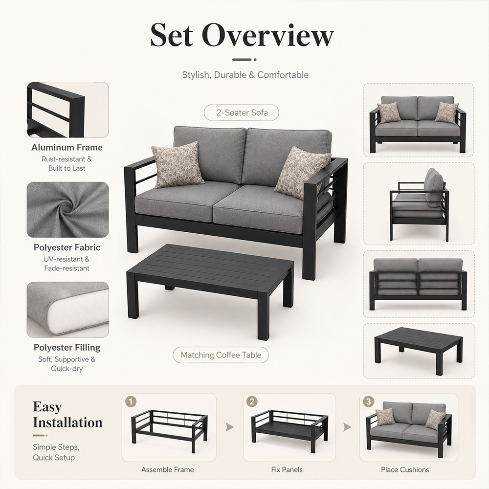 Nowoczesny luksusowy aluminiow – Outdoor Furniture Luxury recenzja i cena