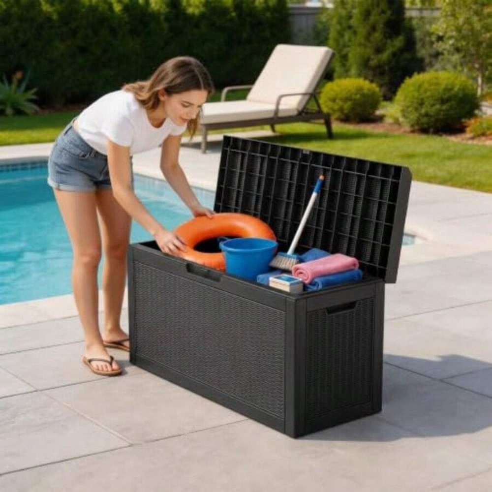 Zewnętrzny pojemnik do przecho – Outdoor Furniture With Storage recenzja i cena