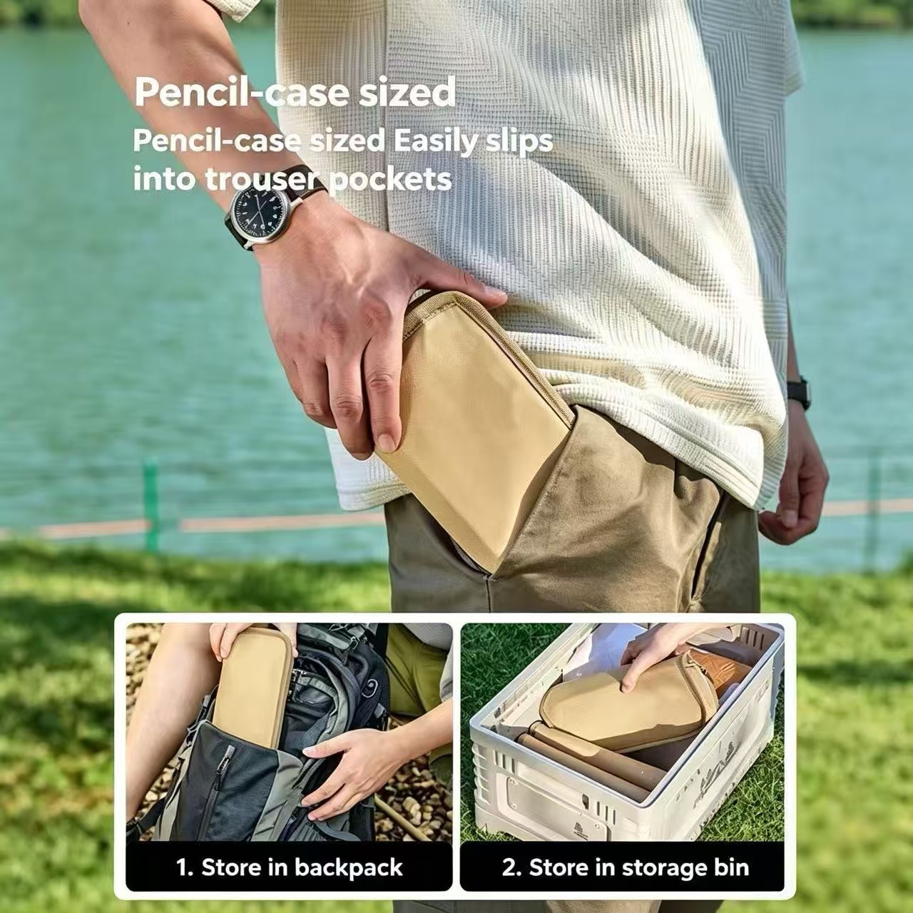 Składany przenośny stołek Magz – Outdoor Furniture Used recenzja i cena