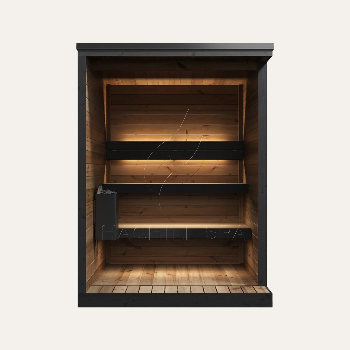 Zewnętrzna sauna SaunaGym dla  – Outdoor Furniture Wooden recenzja i cena