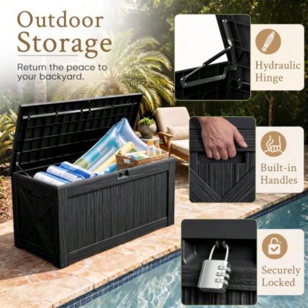 Skrzynia ogrodowa o pojemności – Outdoor Furniture With Storage recenzja i cena