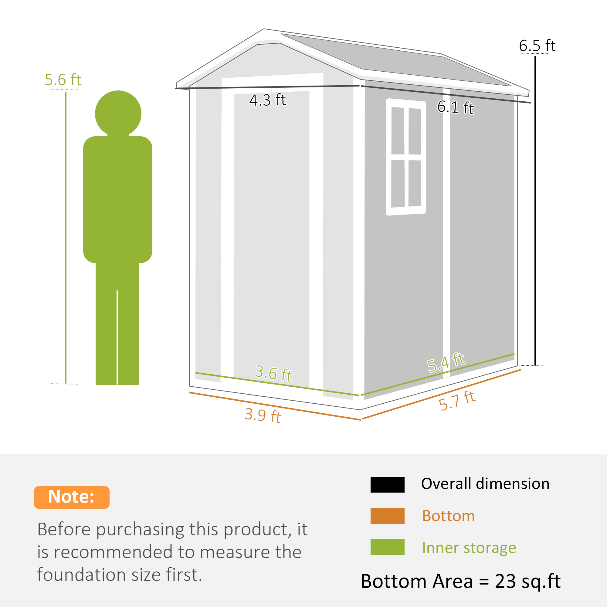 Szopa ogrodowa 6' x 4', plasti – Outdoor Furniture With Storage recenzja i cena