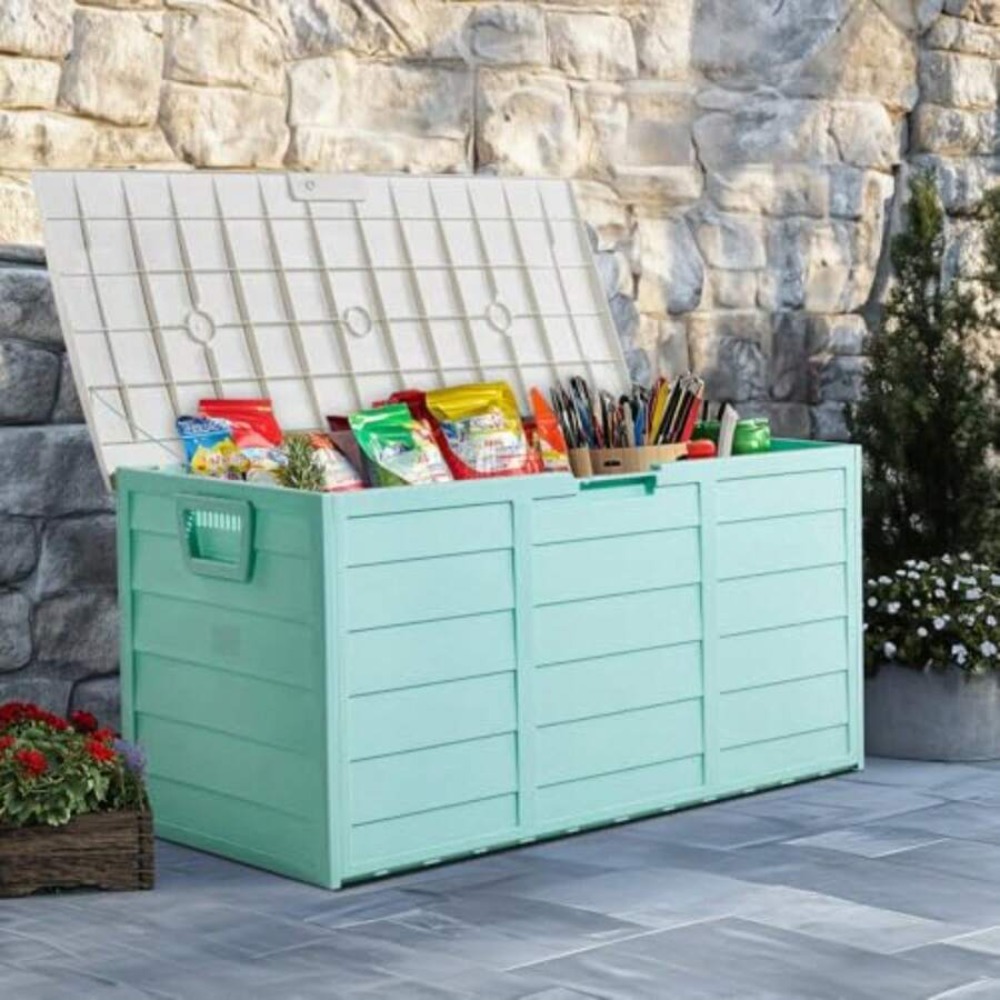 75-galonowy duży pojemnik z ży – Outdoor Furniture With Storage recenzja i cena